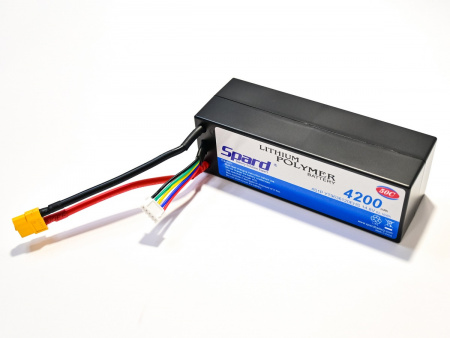 Фото Аккумулятор Li-Po Spard 4200mAh, 14.8V, 50C, XT60, Hardcase для автомоделей 1/10, 1/8 | Инномарт