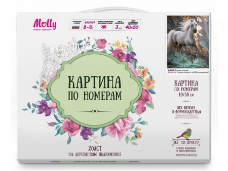 Фото Картина по номерам 40х50 Стремительный (28 цветов) | Инномарт