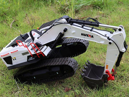 Фото Радиоуправляемый экскаватор HUI NA TOYS, белый 2.4G 22CH 1/14 RTR | Инномарт