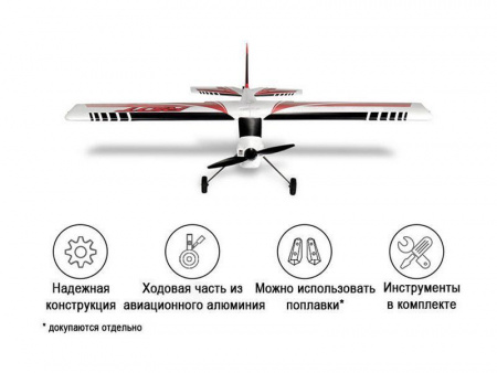 Фото Радиоуправляемый самолет Top RC Riot Pro 1400мм 2.4G 4-ch LiPo RTF | Инномарт