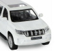 Фото Машина "АВТОПАНОРАМА" Land Cruiser Prado, белый, 1/42, инерция, откр. двери, в/к 17,5*12,5*6,5 см | Инномарт