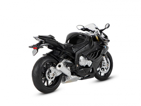 Фото Мотоцикл "АВТОПАНОРАМА" BMW S1000R, 1/12, металл, черный, свободный ход колес | Инномарт