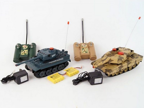 Р/У танковый бой Huan Qi 1:32 IV Tiger vs Leopard 2A5, 2.4G | Инномарт
