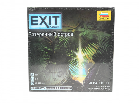 Фото Настольная игра ZVEZDA "EXIT Квест. Затерянный остров", семейная | Инномарт