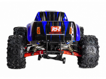 Фото Радиоуправляемый монстр Remo Hobby Dinosaurs Master Brushless UPGRADE PLUS (синий) 4WD 2.4G 1/8 RTR | Инномарт