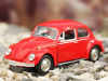 Фото Машина Ideal 1:30-39 Volkswagen Beetle (блест. метал. фиолет.) | Инномарт