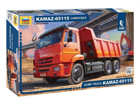 Фото Сборная модель ZVEZDA KAMAZ-65115 самосвал, 1/35 | Инномарт