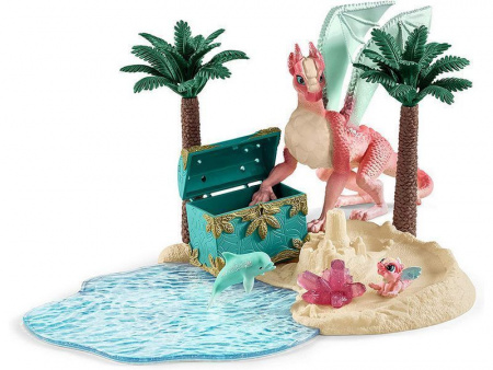 Фото Фигурка Schleich Остров драконов с кладом | Инномарт