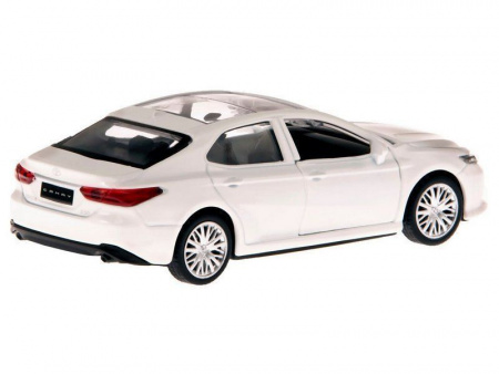 Фото Машина "АВТОПАНОРАМА" Toyota Camry, белый, 1/43, откр. двери, инерция, в/к 17,5*12,5*6,5 см | Инномарт