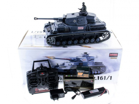 Фото Р/У танк Heng Long 1/16 Panzerkampfwagen IV Ausf.F2.Sd.Kfz (Германия) 2.4G RTR PRO | Инномарт