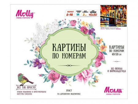 Фото Картина по номерам 40х50 Бруклинский мост (24 цвета) | Инномарт
