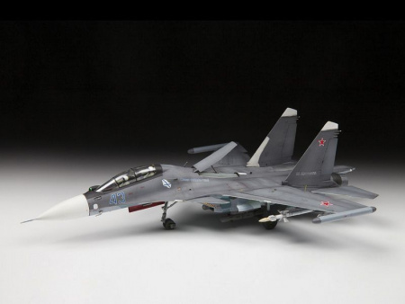 Фото Сборная модель ZVEZDA Российский истребитель Су-30СМ, 1/72 | Инномарт