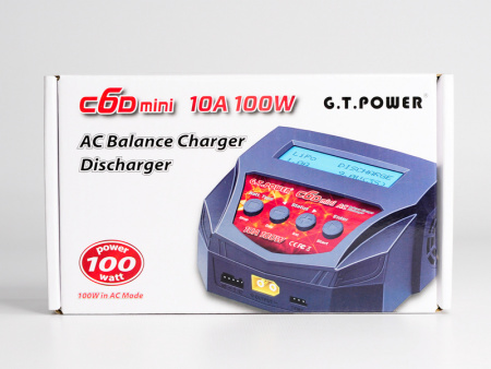 Фото Универсальное зарядное устройство G.T.Power C6D Mini 100Вт | Инномарт