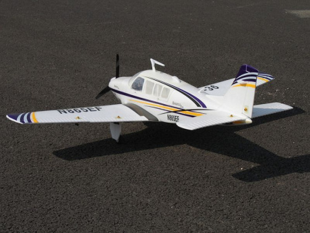 Фото Радиоуправляемый самолет Top RC ST Beechcraft Bonanza A36 фиолетовый 1280мм (шасси) PNP | Инномарт