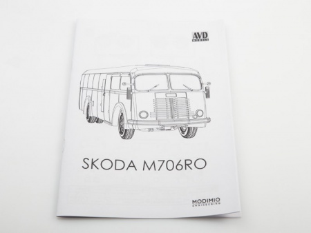 Фото Сборная модель AVD SKODA-M706RO фургон, 1/43 | Инномарт