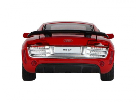 Фото Машина "АВТОПАНОРАМА" Audi R8 GT, красный, 1/32, свет, звук, инерция, в/к 17,5*13,5*9 см | Инномарт