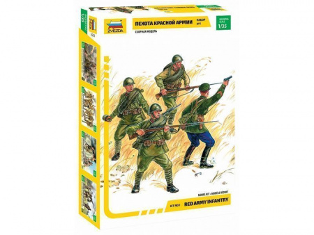 Фото Сборная модель ZVEZDA Пехота Красной Армии N1, 1/35 | Инномарт