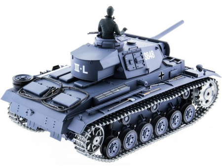 Фото Радиоуправляемый танк Heng Long Panzer III type L Professional V7.0 2.4G 1/16 RTR | Инномарт