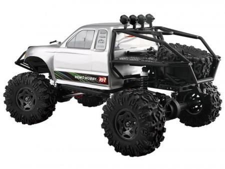 Фото Радиоуправляемый краулер Remo Hobby Trial Rigs Truck (серебристый) 4WD 2.4G 1/10 RTR | Инномарт