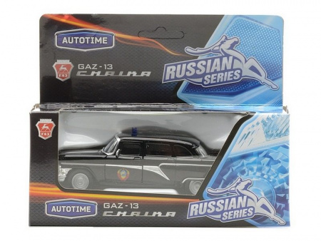 Фото Машина Autotime "ГАЗ-13 "ЧАЙКА" служебная 1:43 | Инномарт