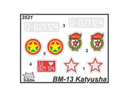 Фото Сборная модель ZVEZDA Гвардейский реактивный миномет БМ-13 «Катюша», 1/35 | Инномарт