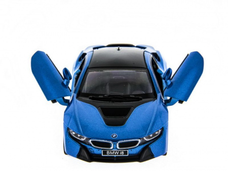 Фото Машина Kinsmart BMW i8 инерция (1/12шт.) 1:36 б/к | Инномарт