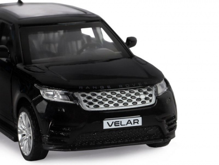Фото Машина "АВТОПАНОРАМА" Land Rover Range Rover Velar, черный, 1/42, инерция, в/к 17,5*12,5*6,5 см | Инномарт