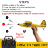 Фото Радиоуправляемый самолет Volantex RC Sport Cub 400мм (желтый) 2.4G 3ch LiPo RTF with Gyro | Инномарт