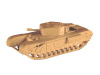 Сборная модель ZVEZDA Британский танк MkIV "Churchill V", 1/100