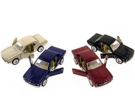 Фото Машина Kinsmart "FORD MUSTANG" инерция (1/12шт.) 1:36 б/к | Инномарт