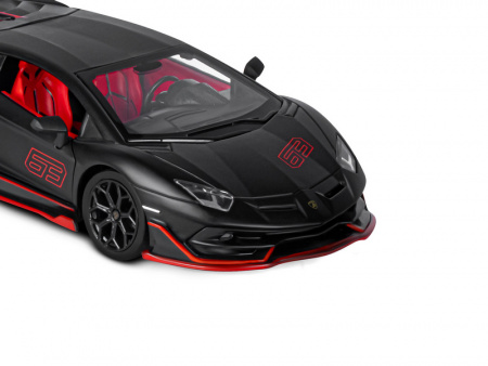 Фото Машина "АВТОПАНОРАМА" Lamborghini SVJ, 1/24, черный, свет, звук, в/к 24,5х12,5х10,5 см | Инномарт