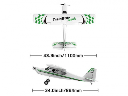 Фото Радиоуправляемый самолет Volantex RC TrainStar Epoch 1100мм KIT | Инномарт