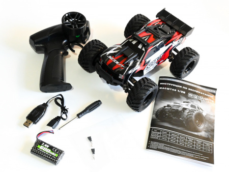 Фото Радиоуправляемый монстр RCM Scout M3 (красный) 4WD 2.4G 1/20 RTR | Инномарт