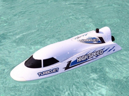 Фото Радиоуправляемый скоростной катер Flytec V008 с водомётом 2.4G RTR | Инномарт