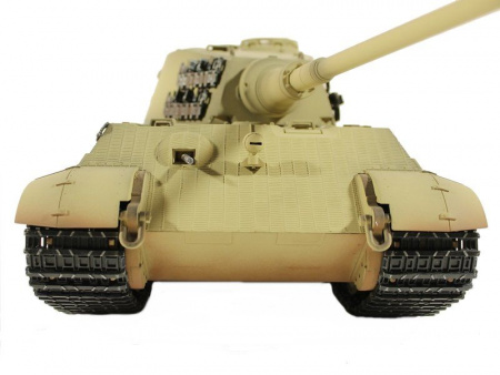 Фото Р/У танк Torro King Tiger (башня Henschel) 1/16 2.4G, ИК-пушка, деревянная коробка | Инномарт