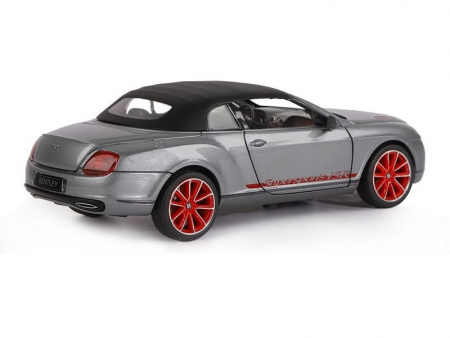 Фото Машина "АВТОПАНОРАМА" Bentley Continental Supersports ISR, серый мет, 1/24, в/к 24,5*12,5*10,5 см | Инномарт