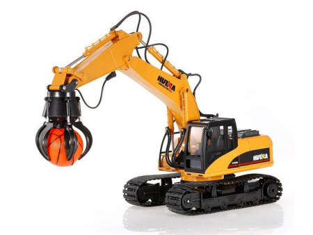 Фото Радиоуправляемый экскаватор c шаровым захватом HUI NA TOYS 2.4G 16CH 1/14 RTR | Инномарт