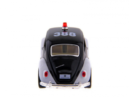 Фото Машина Kinsmart Volkswagen Classical Beetle (Police) инерция (1/12шт.) 1:32 б/к | Инномарт