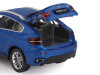 Фото Машина "АВТОПАНОРАМА" BMW X6, синий, 1/26, звук, в/к 24,5*12,5*10,5 см | Инномарт
