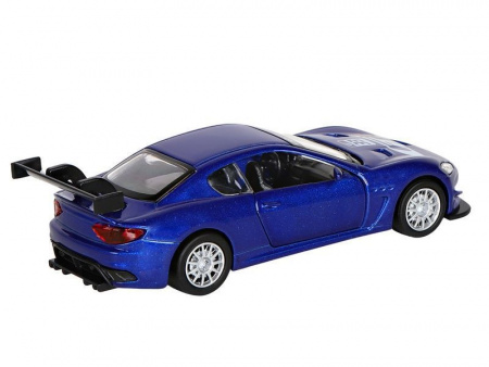 Фото Машина "АВТОПАНОРАМА" Maserati Gran Turismo MC GT4, синий, 1/43, инерция, в/к 17,5*12,5*6,5 см | Инномарт