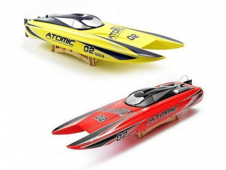 Фото Радиоуправляемый катамаран Volantex RC ATOMIC 700 красный Brushless 2.4G LiPo RTR | Инномарт