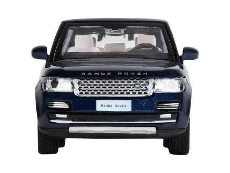 Фото Машина "АВТОПАНОРАМА" 2013 Range Rover, темно-синий, 1/34, свет, звук, инерция, в/к 17,5*13,5*9 см | Инномарт