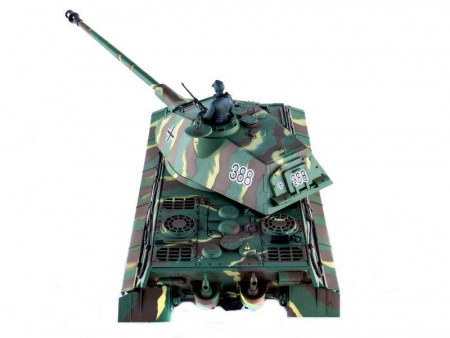 Фото Радиоуправляемый танк Heng Long King Tiger (башня Porsche) Professional V6.0 2.4G 1/16 RTR | Инномарт