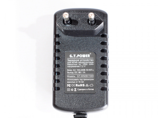 Зарядное устройство G.T.Power NiMh/NiCd (220В/1A/9В) Tamiya | Инномарт