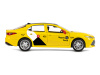 Фото Машина "АВТОПАНОРАМА" Яндекс Go Toyota Camry, 1/34, желтый, инерция, свет, Алиса, в/к 17,5*13,5*9см | Инномарт