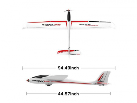 Фото Радиоуправляемый планер Volantex RC Phoenix 2400мм Brushless PNP | Инномарт