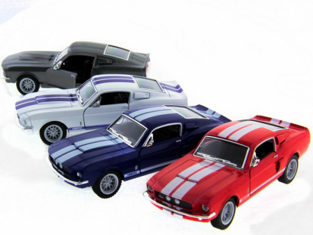 Фото Машина Kinsmart 1:38 Shelby GT-500 1967 в асс. инерция (1/12шт.) б/к | Инномарт