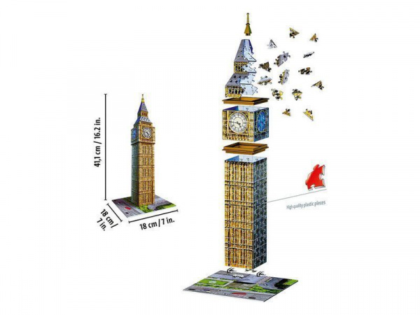 3D Пазл Ravensburger "Биг-Бен", 216 эл. | Инномарт