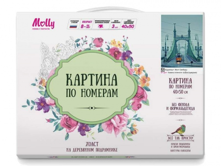 Фото Картина по номерам 40х50 БУДАПЕШТ. МОСТ СВОБОДЫ (21 цвет) | Инномарт