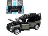 Фото Машина "АВТОПАНОРАМА" Land Rover Defender 110, 1/32, зеленый, свет, звук, в/к 17,5*13,5*9 см | Инномарт